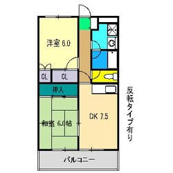 カサセレーナ万々の物件間取画像